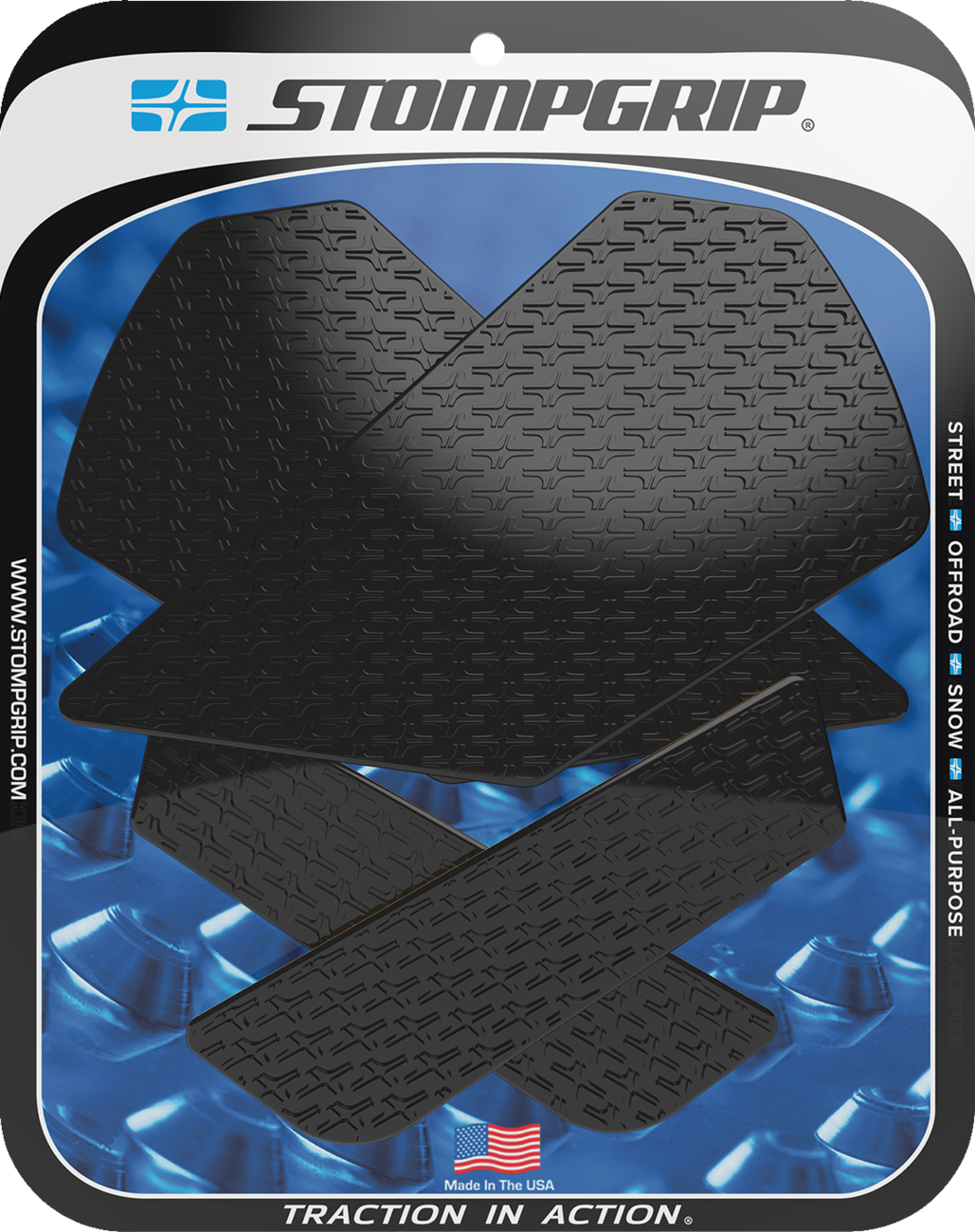STOMPGRIP 55-14-0175B Tank Grips - Icon - Black - BMW - F '20-'25 | Street
