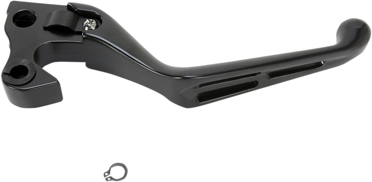 DRAG SPECIALTIES 0613-0947 Slotted Wide Blade Replacement Clutch Lever - Black | Street