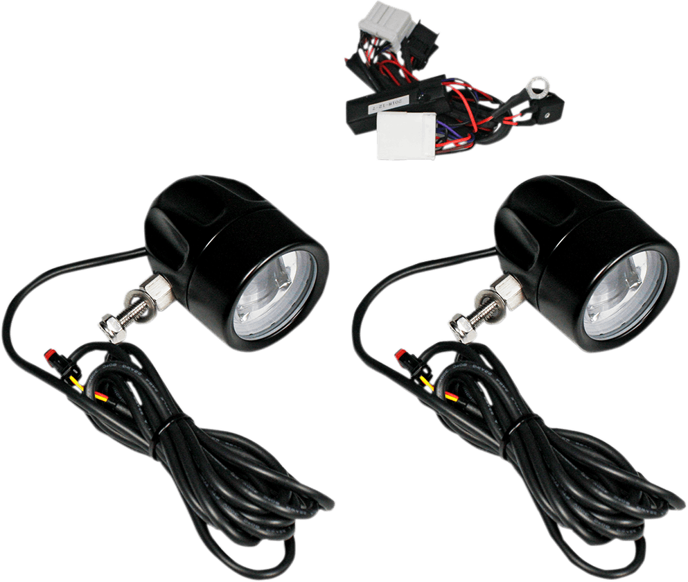Custom Dynamics LED Fog Light - HD - Black PB-FOG-HD-B - Cycle City Outdoors