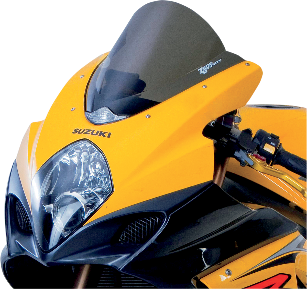 Zero Gravity 16-111-02 Double Bubble Windscreen - Smoke - GSXR1 | Street