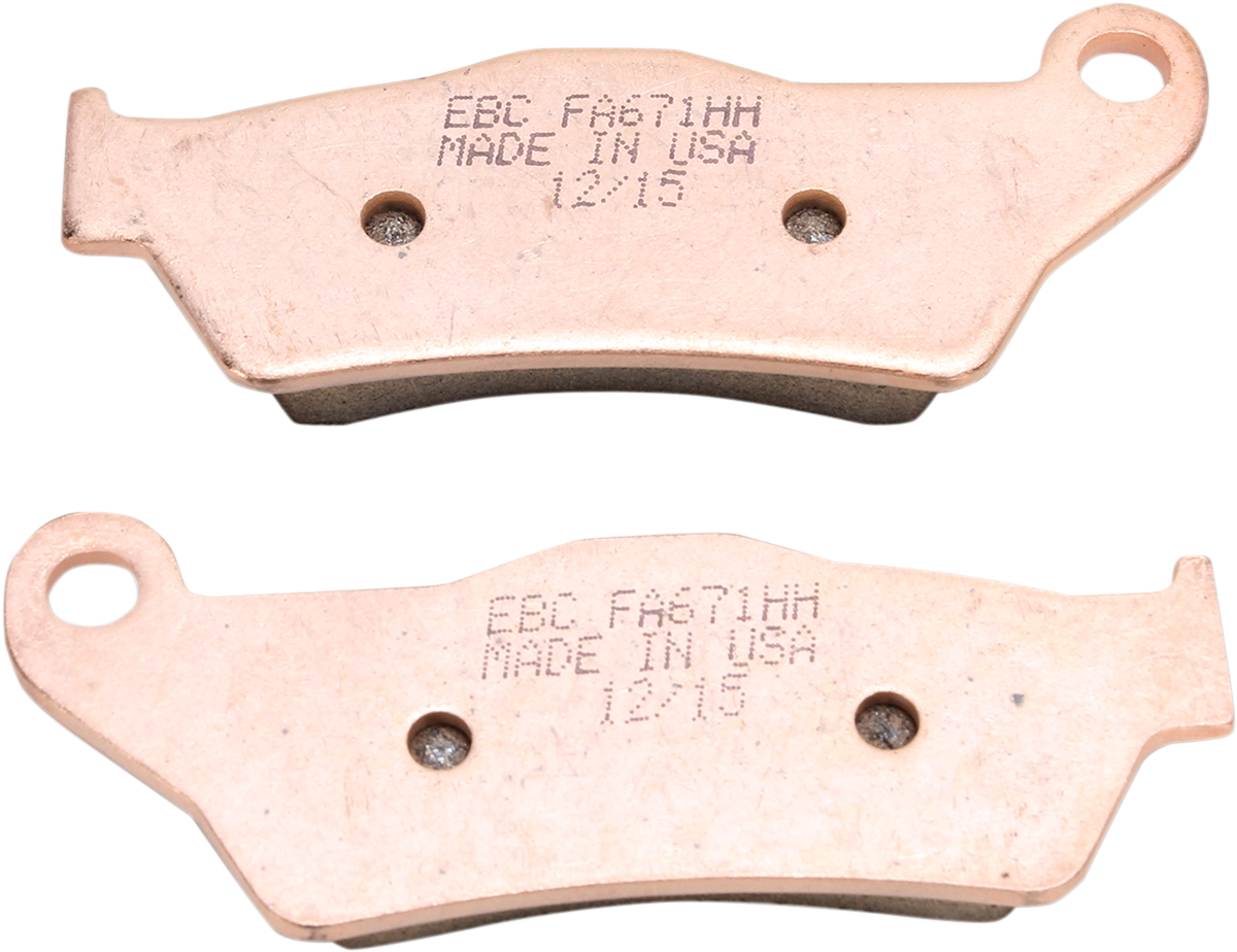 EBC FA-HH Series Sintered Rear Brake Pads - FA671HH (BMW K 1300 R / K1300S / K1200R 2004–2015)