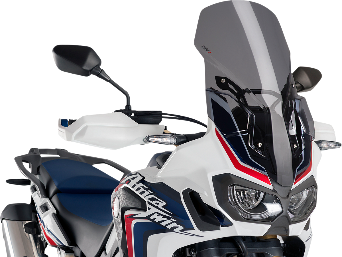 Puig Hi-Tech Parts 8905F Touring Windscreen - 23-1/4" - Dark Smoke - CRF1000 | Street