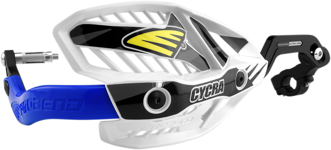 Cycra 1CYC-7408-62X Ultra Probend CRM Wrap Around Handguards for 1-1/8" Handlebars - White/Blue | Off-Road