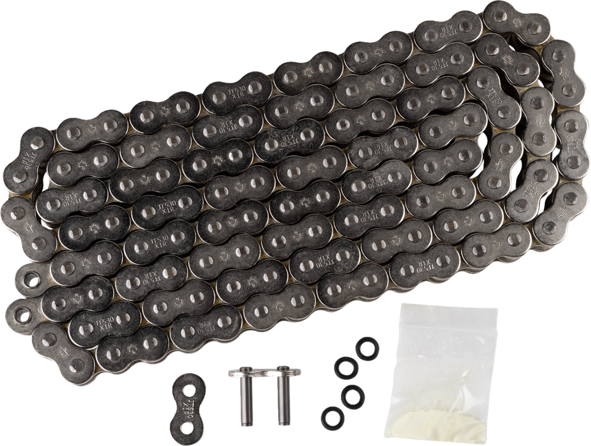 JT CHAINS JTC530X1RNN122RL 530 X1R - Heavy Duty Drive Chain - 122 Links - Nickel | Adventure/Off-Road