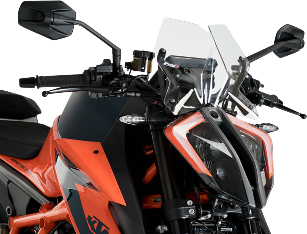 Puig Hi-Tech Parts 20425W New Generation Windscreen - 10-1/2" - Clear - 1290 Super Duke R | Street
