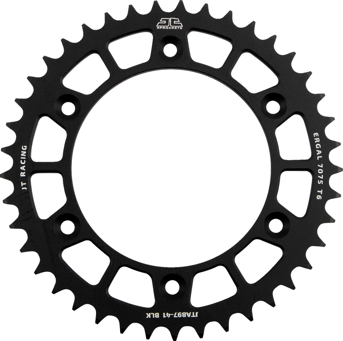 JT SPROCKETS JTA897.41BLK Rear Sprocket - Black - 41 Tooth | Adventure/Off-Road