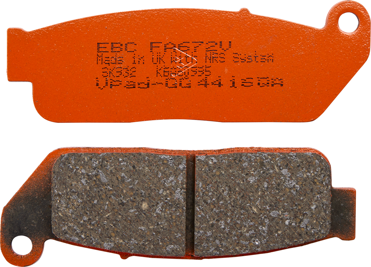 EBC FA-V Series Semi-sintered Front Brake Pads - FA672V (Indian Scout / Scout Sixty 2015–2016)