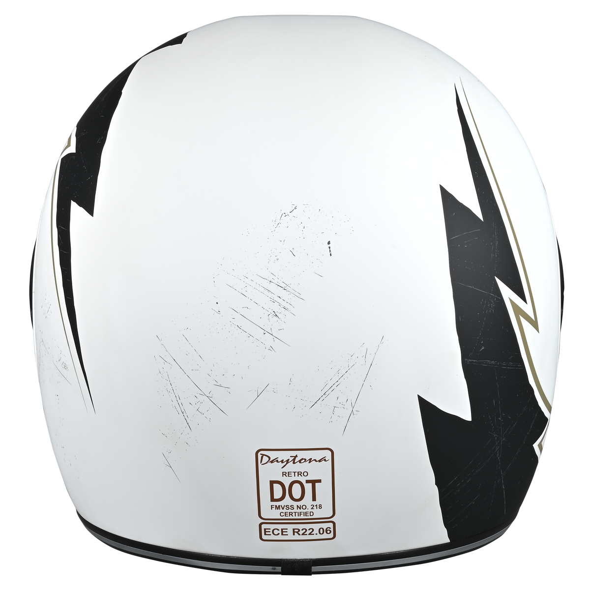 Daytona Retro Full Face Helmet | Blitz | DOT + ECE 22.06 | Men, Women & Youth