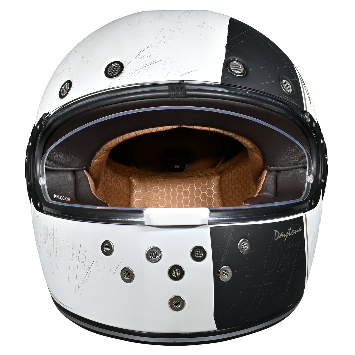 Daytona Retro Full Face Helmet | Blitz | DOT + ECE 22.06 | Men, Women & Youth
