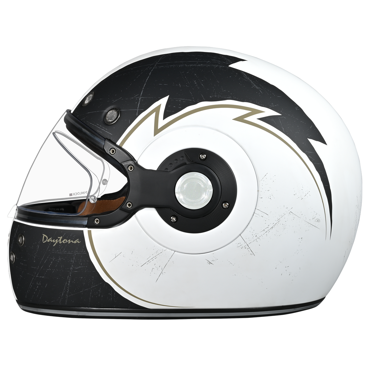 Daytona Retro Full Face Helmet | Blitz | DOT + ECE 22.06 | Men, Women & Youth