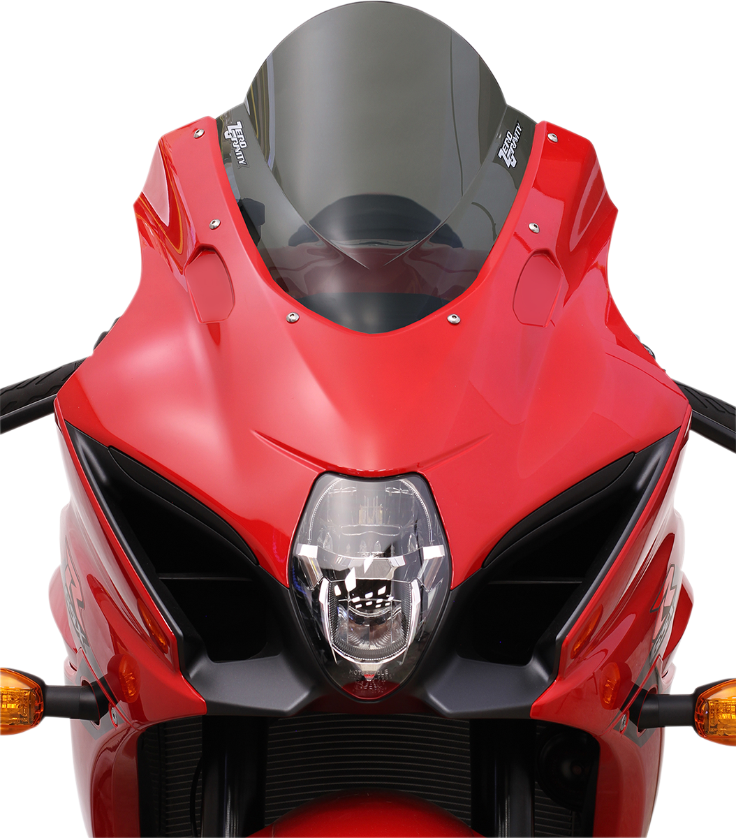 Zero Gravity 16-115-02 Double Bubble Windscreen - Light Smoke - GSX-R 1000R/Z | Street