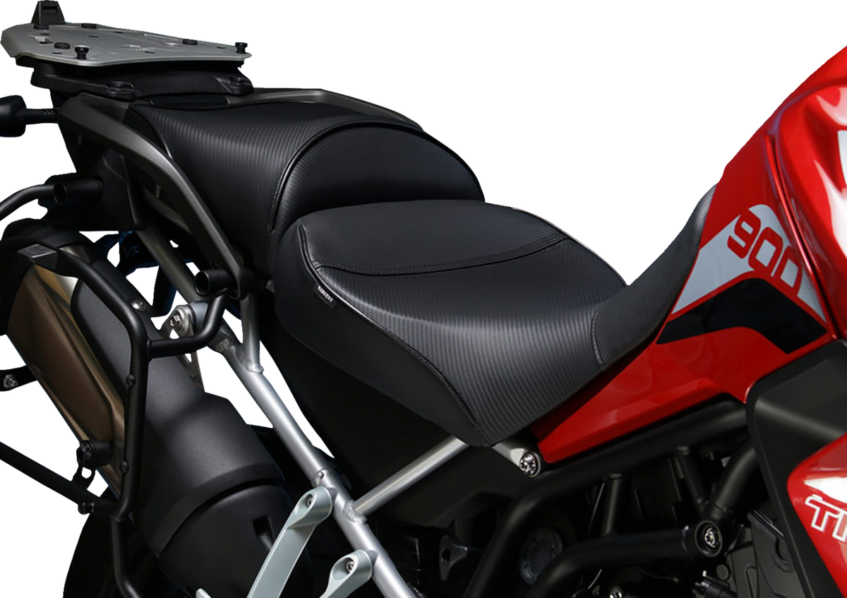 Sargent WS-681-19 Two Piece Seat - CFX - Black Welt - Tiger 900 GT '20-'23 | Street