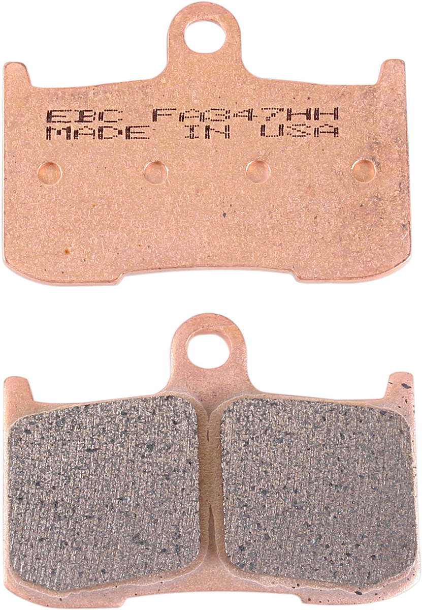 EBC FA-HH Series Sintered Front Brake Pads - FA347HH (Victory / Indian / Kawasaki / Suzuki / Triumph / Honda 2002–2024)