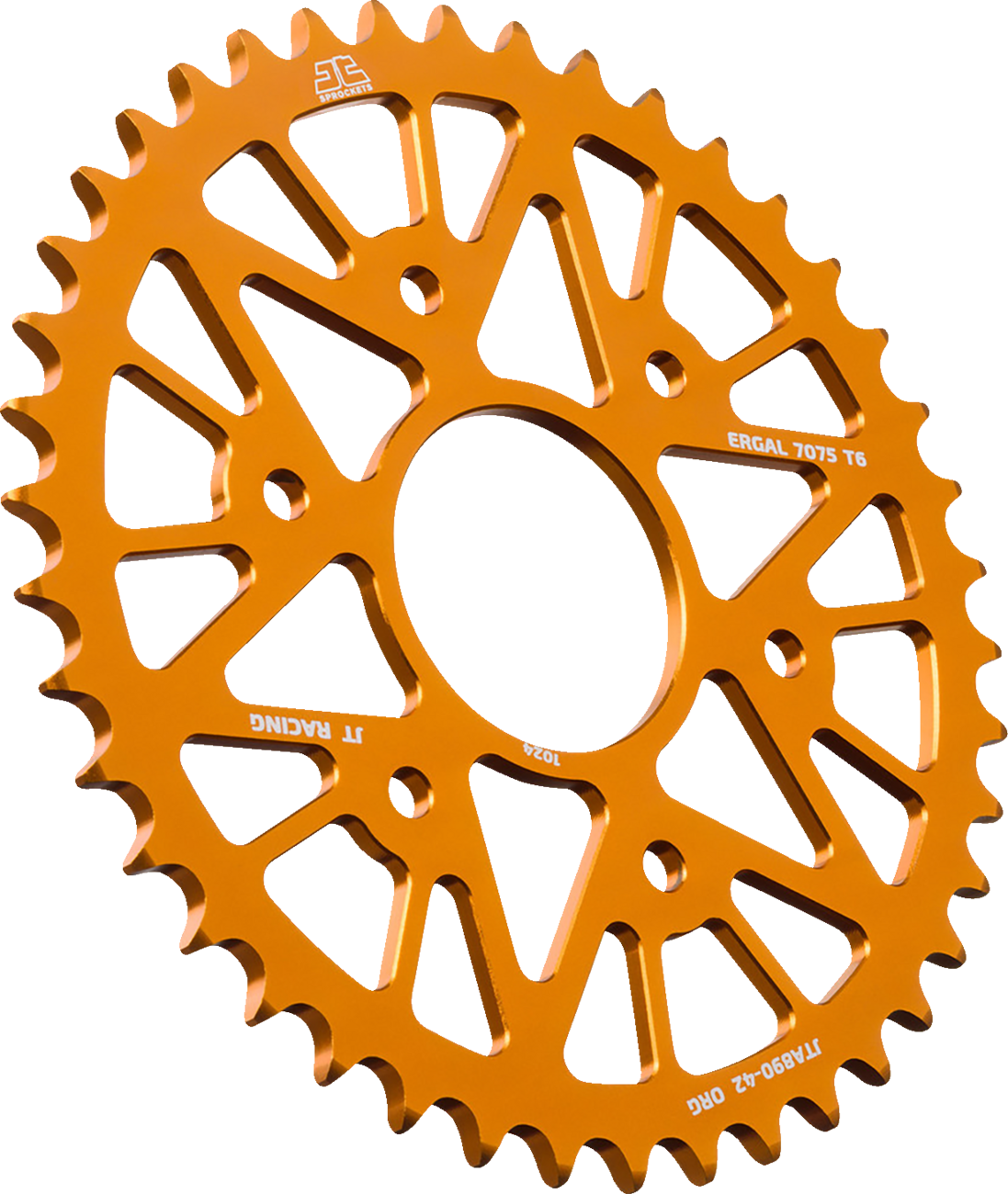 JT SPROCKETS JTA890.42ORG Rear Sprocket - Aluminum - 42 Tooth - Orange - KTM/Husqvarna | Street
