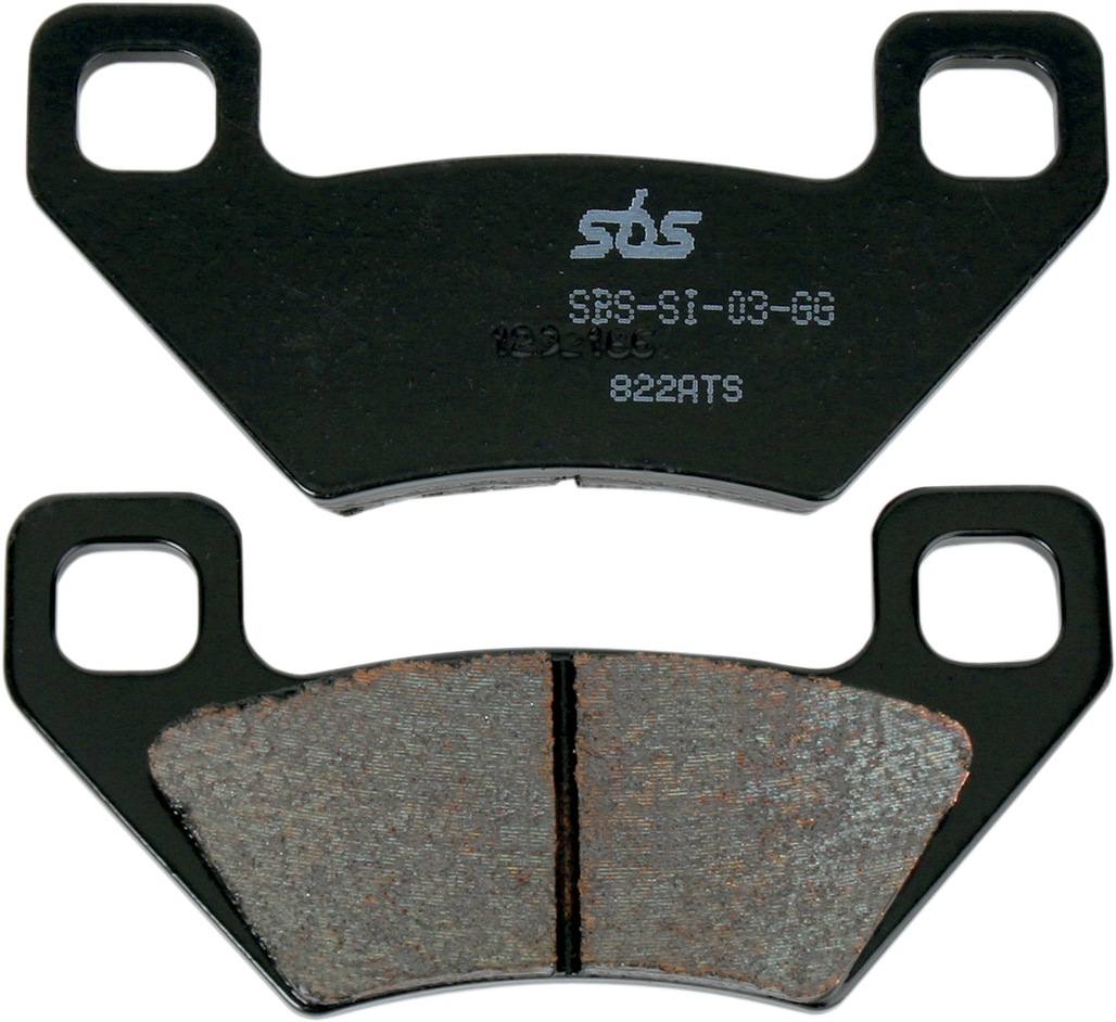 SBS Sintered Brake Pads - 822ATS (Arctic Cat / Polaris / Kymco 2004–2019)