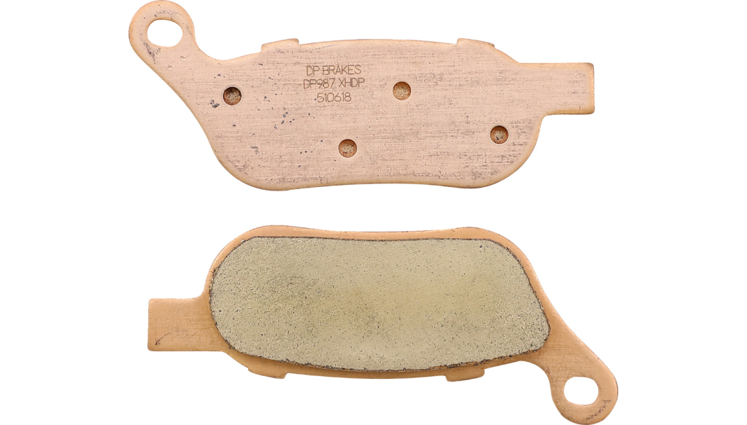 DP Brakes Sintered Rear Brake Pads - DP987 (Harley-Davidson Softail Dyna Fat Boy Heritage Breakout Low Rider Street Bob 2008–2017)