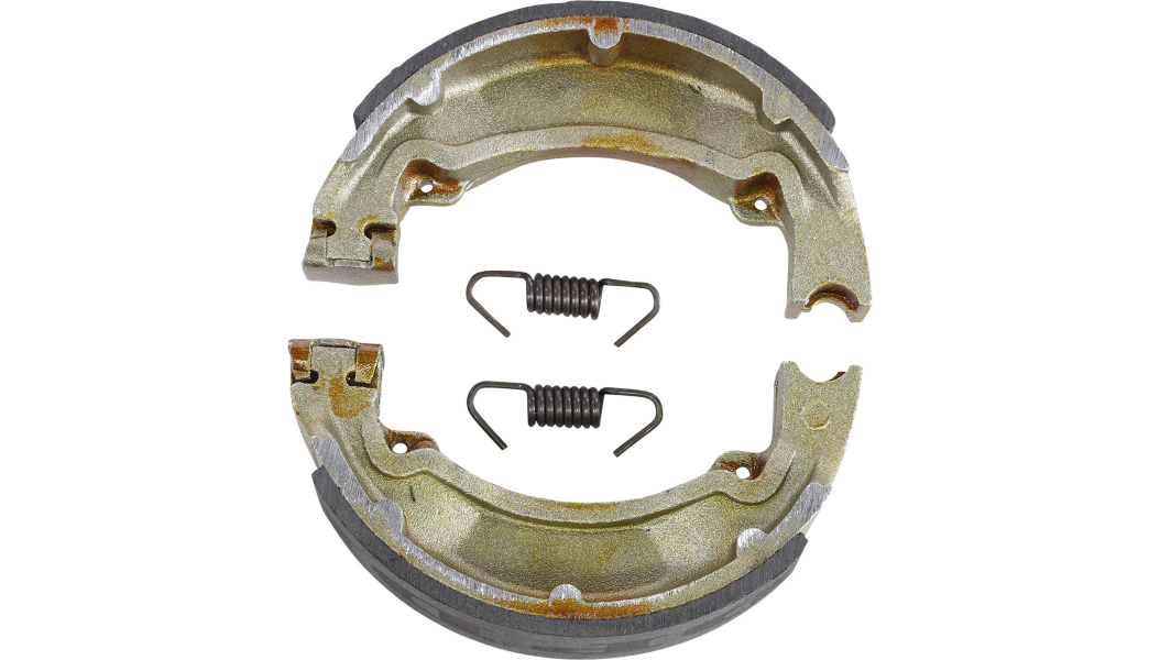 DP Brakes Organic Brake Shoes - DP9107 (Yamaha DT MX YZ IT TY GT BW RS LB Vintage Off-Road 1974–1988)