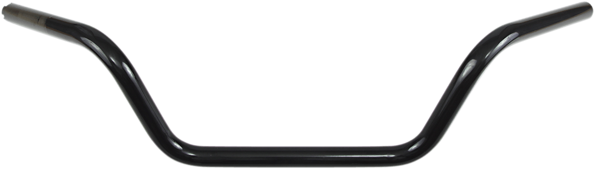 DRAG SPECIALTIES Handlebar - Buckhorn Low - TBW - Black 0601-4186 - Cycle City Outdoors