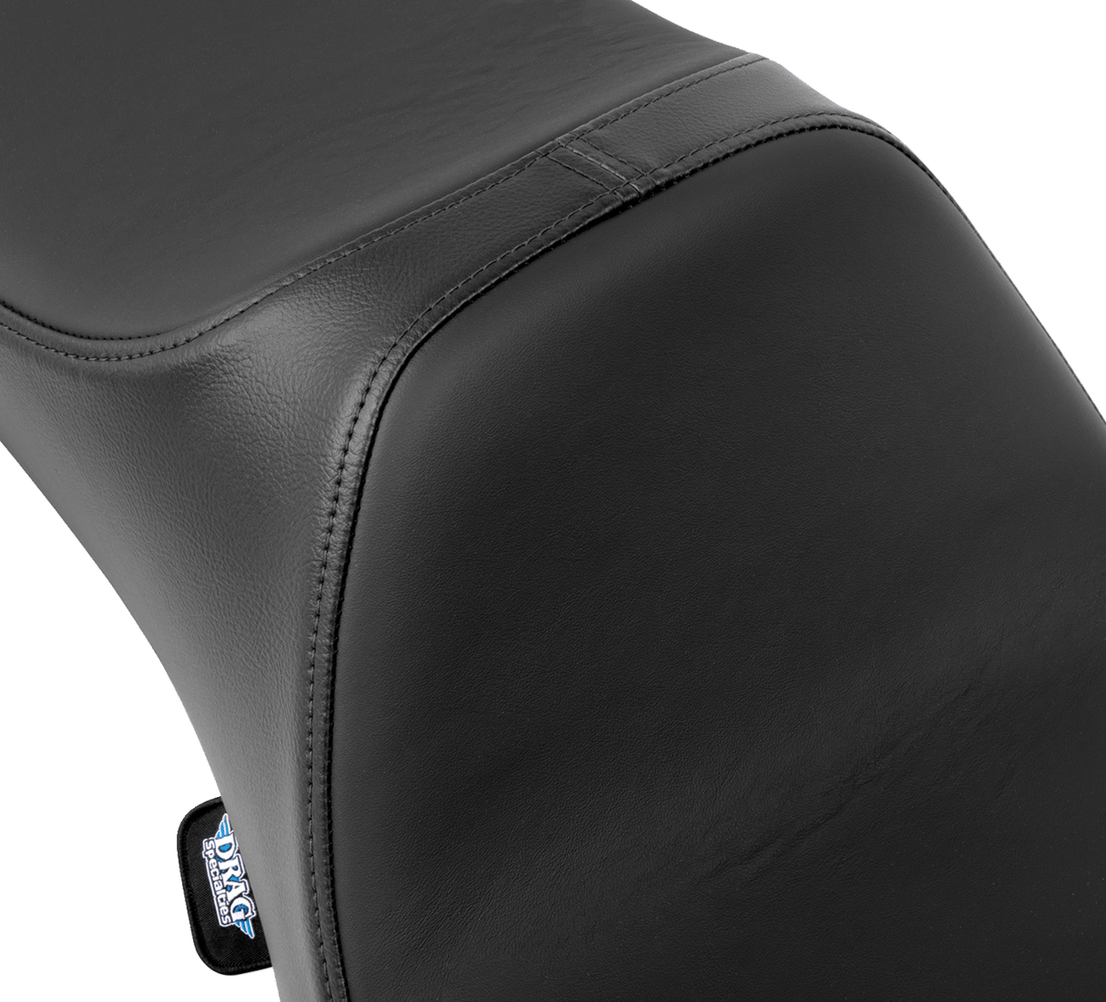 DRAG SPECIALTIES Predator III Seat - Extended Reach - Smooth - Black Solar Leather - FLH/FLT '08-'24 4687E
