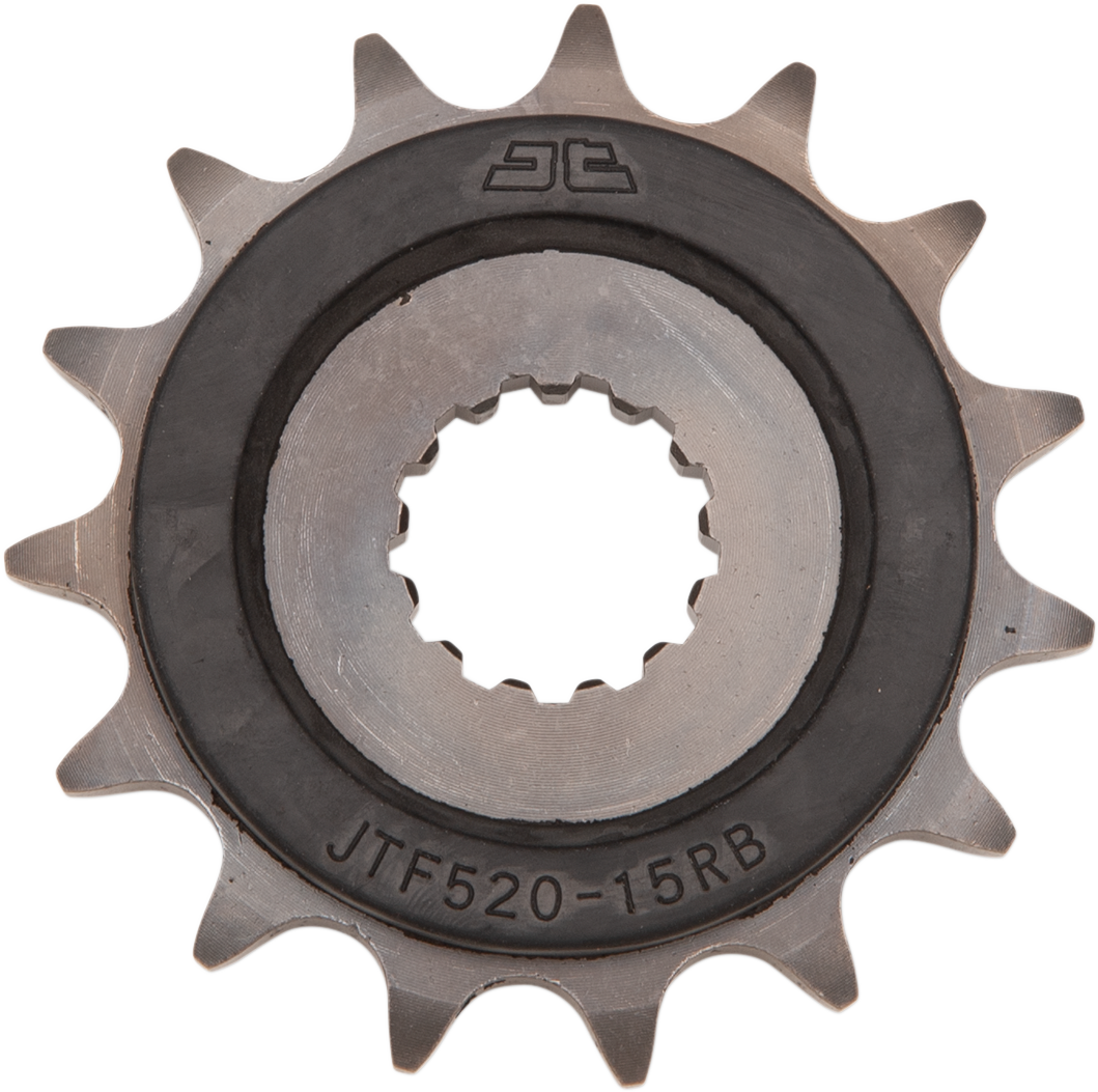 JT SPROCKETS JTF520.15RB Front Sprocket - 15 Tooth - Cagiva/Hyosung/Kawasaki/Suzuki | Adventure/Street