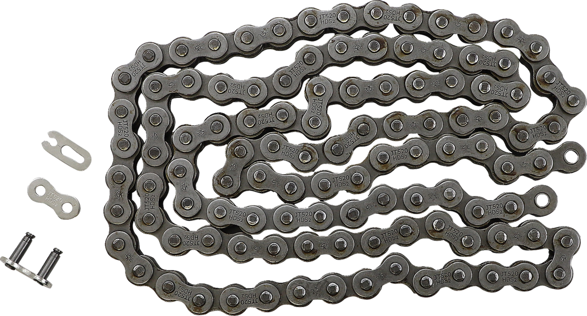 JT CHAINS JTC520HDS112SL 520 HDS - Ultimate Competition Chain - Steel - 112 Links | Adventure/ATV/UTV