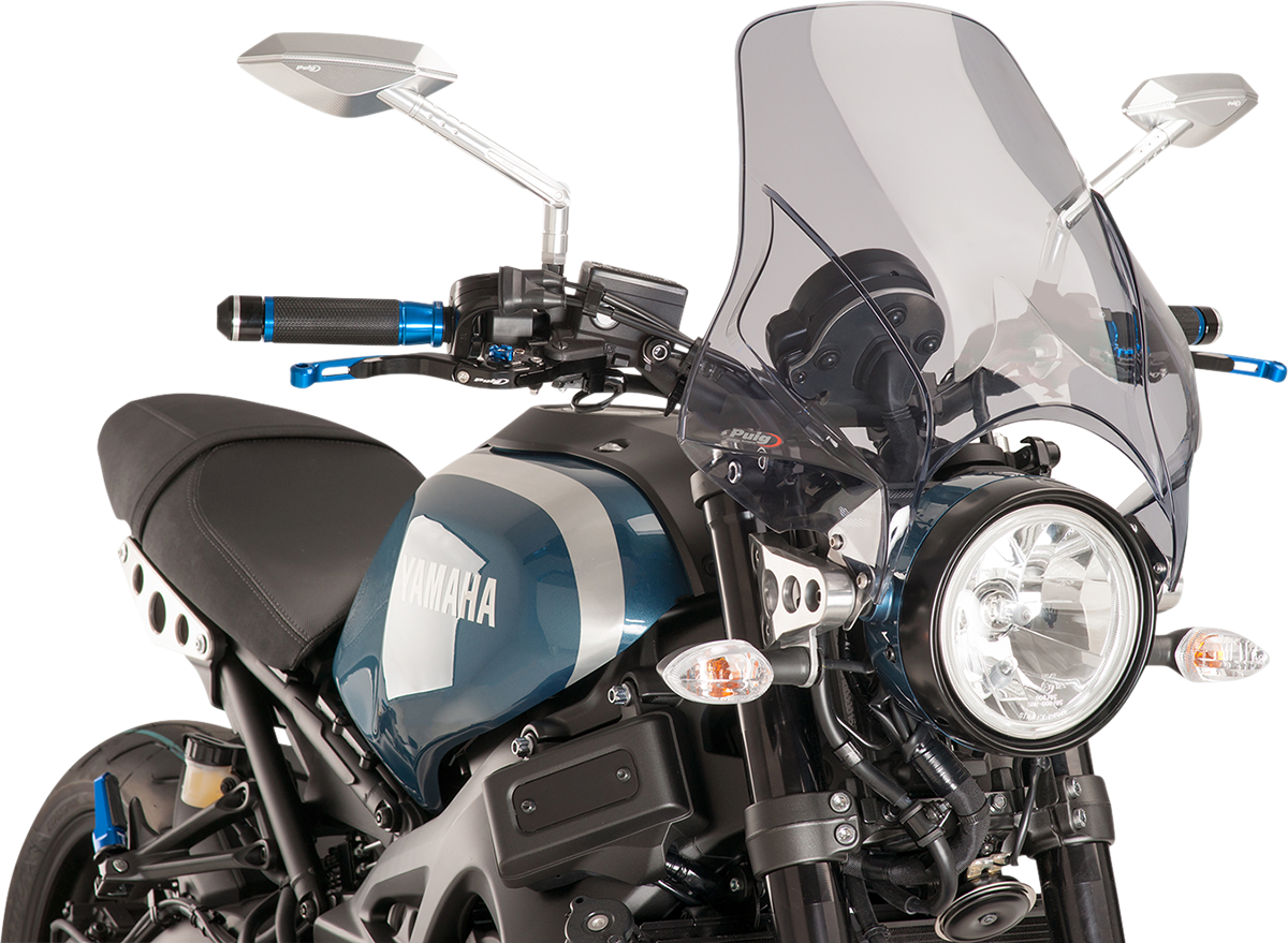 Puig Hi-Tech Parts 4620H Modelo Windscreen - 15-3/8" - Smoke | Street