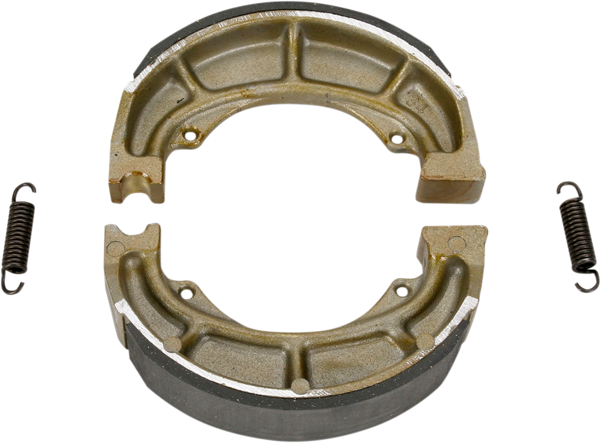 EBC Carbon X Organic Base Front Brake Shoes - 624 (Suzuki LT-F160 QuadRunner / Derbi Atlantis 50 1989–2004)