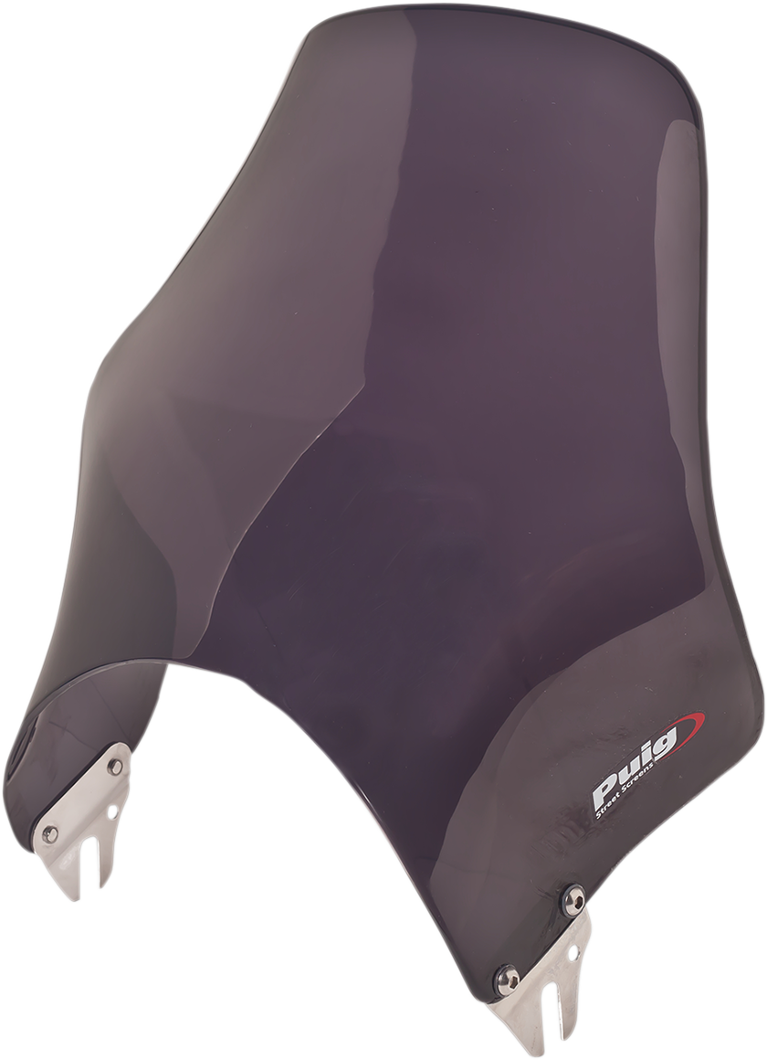 Puig Hi-Tech Parts 0869F Naked Windshield - Dark Smoke | Street