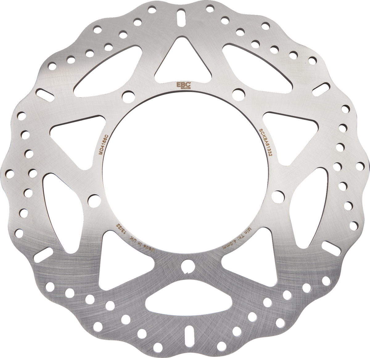EBC Brake Rotor, Front - MD4166C (Kawasaki KL250 / Z125 PRO / Ninja 300 1976–2023)