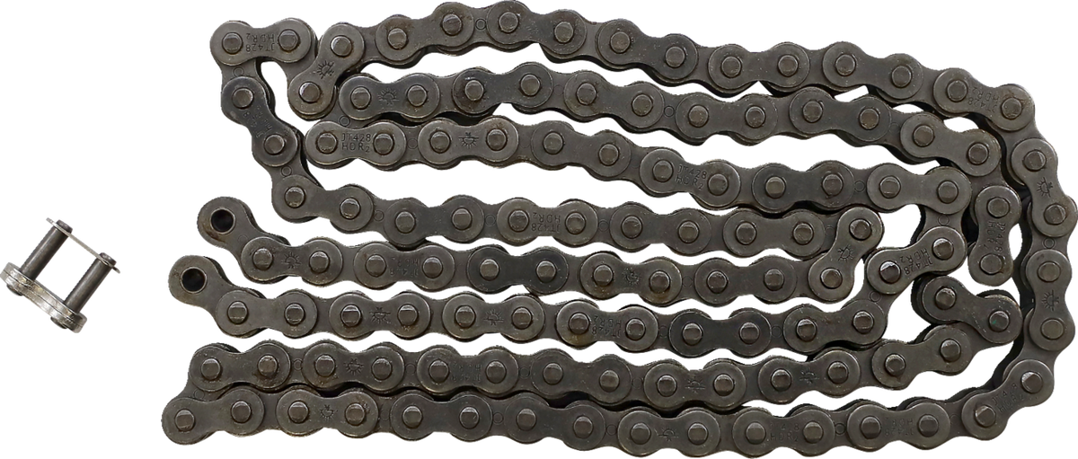 JT CHAINS JTC428HDR118SL 428 HDR - Heavy Duty Drive Chain - Steel - 118 Links | Adventure/Off-Road