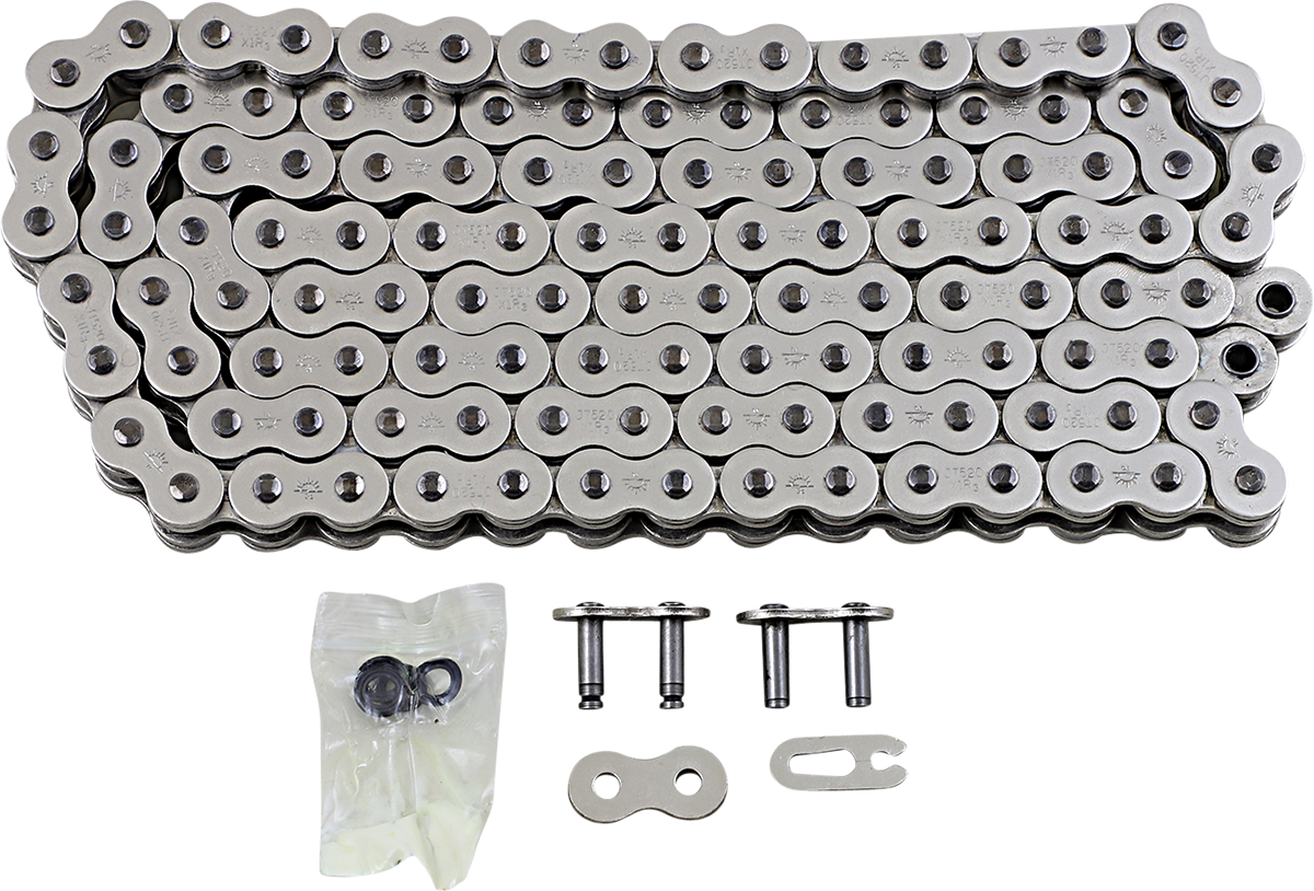 JT CHAINS JTC520X1R3NN120DL 520 X1R3 Chain - Nickel - 120 Link | Off-Road/Street