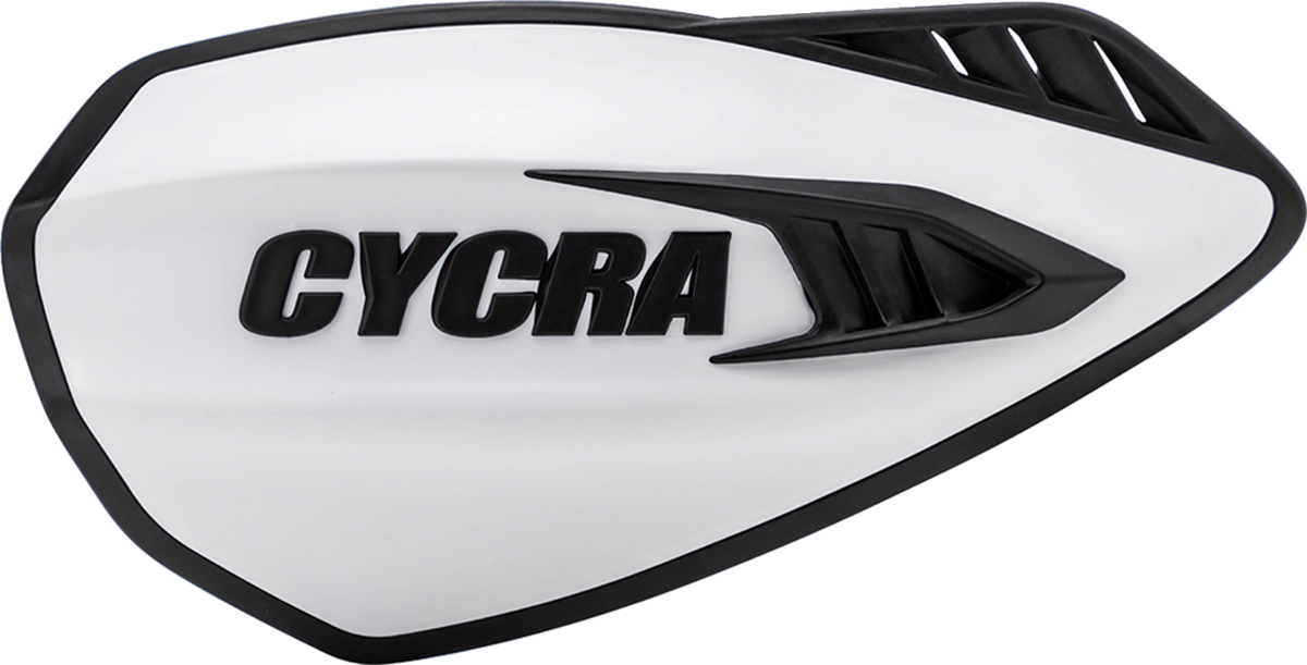 Cycra 1CYC-0056-237 Cyclone Handguards - White/Black | Off-Road