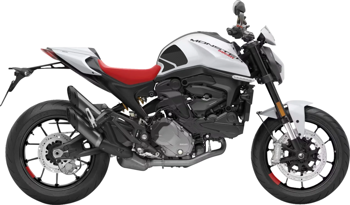 STOMPGRIP 55-14-0184B Tank Grips - Icon - Black - Ducati - Monster '21-'25 | Street