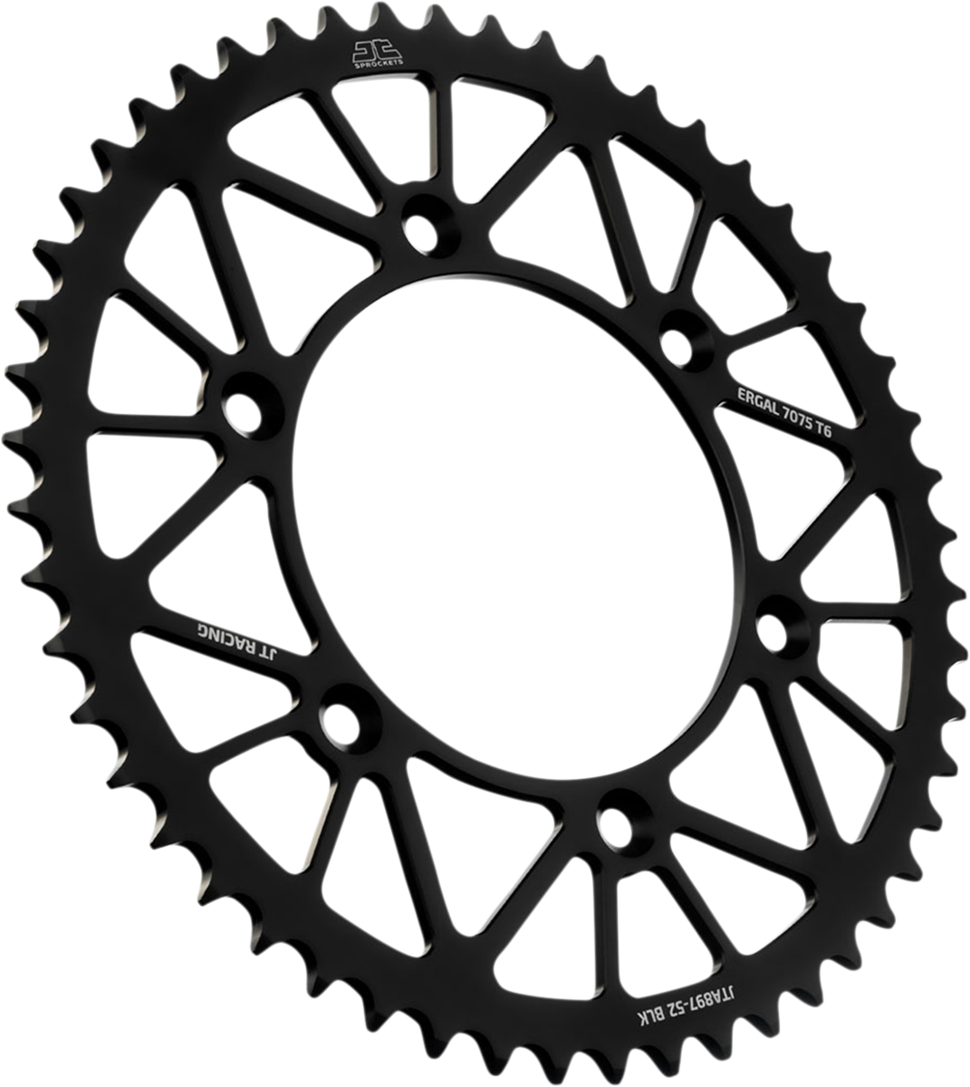 JT SPROCKETS JTA897.52BLK Rear Sprocket - Black - 52-Tooth | Adventure/Off-Road