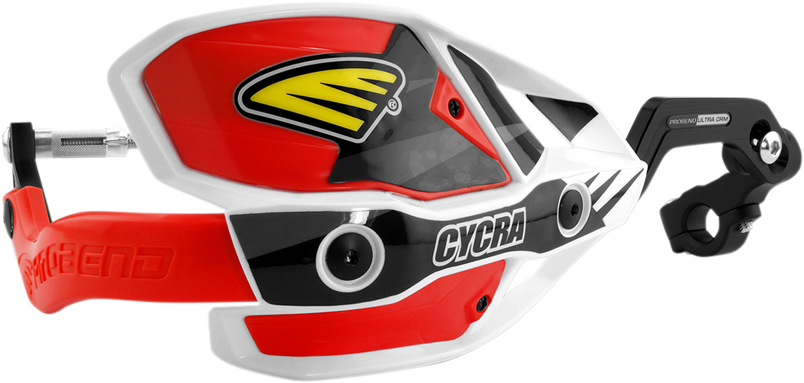 Cycra 1CYC-7407-32X 7/8" Ultra Probend CRM Wrap Around Handguards - White/Red | Off-Road