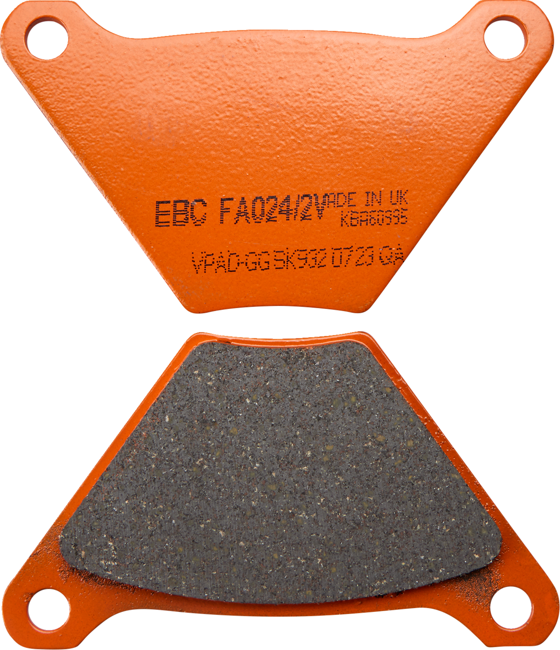 EBC FA-V Series Semi-sintered Brake Pads - FA24/2V (Harley-Davidson FLH Electra Glide / Electra Glide FL / FX Super Glide 1972–1984)
