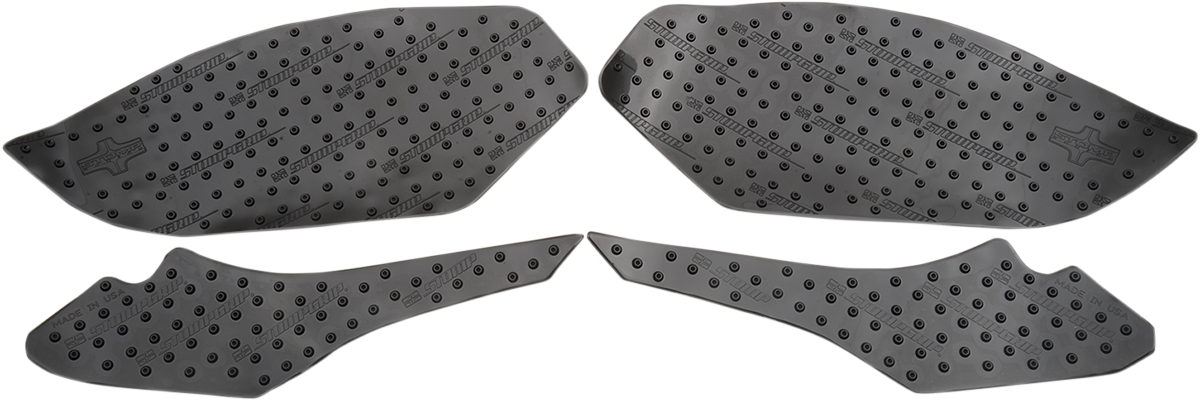 STOMPGRIP 55-10-0107B Tank Grips - Volcano - Black - BMW - S/HP '14-'20 | Street