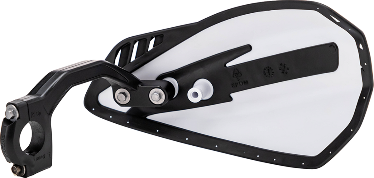 Cycra 1CYC-0056-237 Cyclone Handguards - White/Black | Off-Road