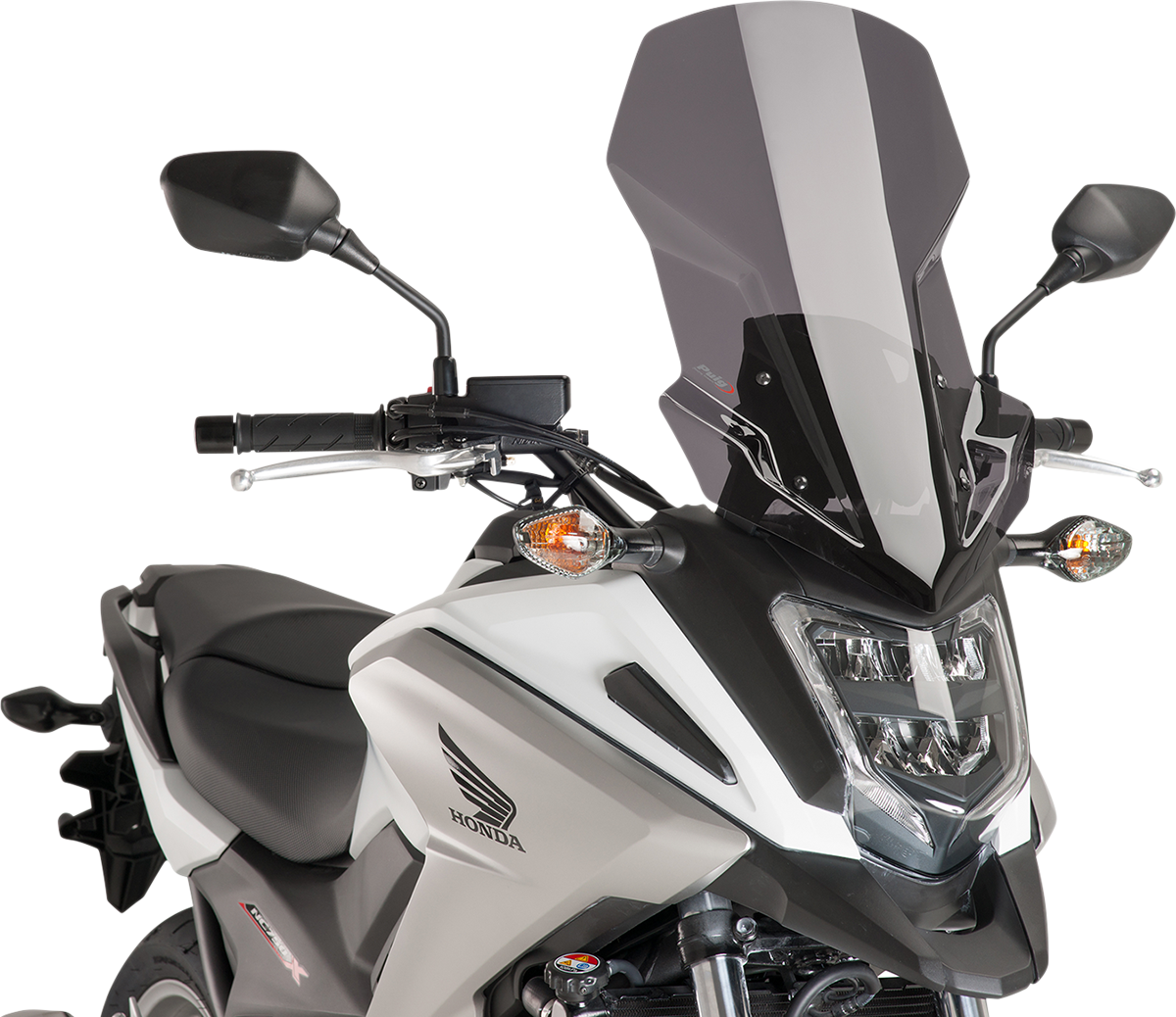 Puig Hi-Tech Parts 8910F Touring Windscreen - 20-1/2" - Dark Smoke - NC750X | Street