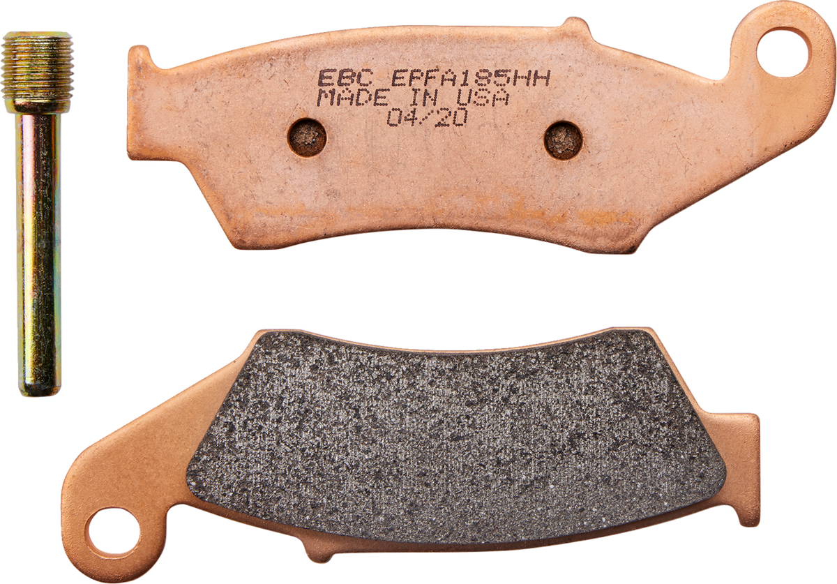 EBC EPFA-HH Series Sintered Brake Pads - EPFA185HH (Honda / Beta / Kawasaki / Suzuki / Gas Gas / Yamaha 1988–2025)