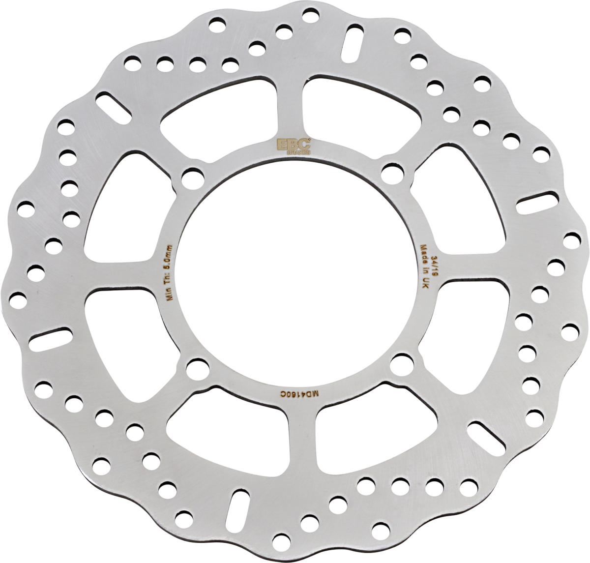 EBC MD Series Pro-Lite Contour Brake Rotor, Rear - MD4160C (Kawasaki Concours / Concours 14 / ZG1400 Concours 2008–2021)