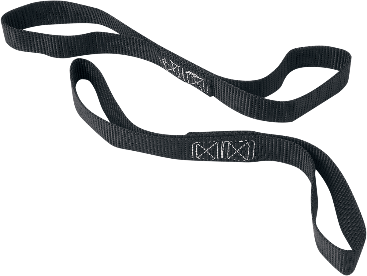 Powertye Mfg. 42122 Soft-Tye Straps - 1" x 1' - Black | Adventure/ATV/UTV