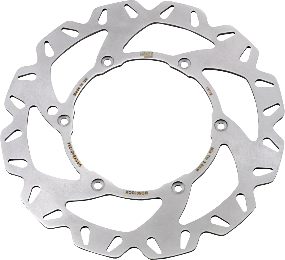EBC CX Extreme Motocross Brake Rotors, Front Left - MD6032CX (KTM / Beta / Husqvarna / Gas Gas / Husaberg / ATK 1992–2025)