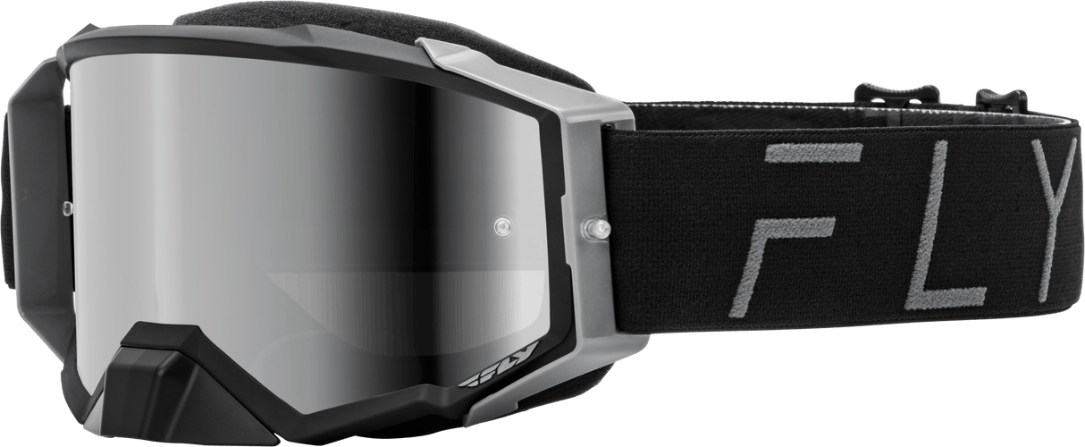 Zone Pro Goggle Black/Grey W/ Black Mirror/Smoke Lens - Cycle City Outdoors