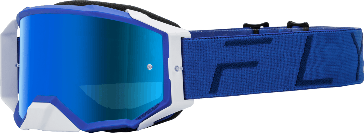 Zone Pro Goggle Blue W/ Sky Blue Mir/Sky Blue Lens - Cycle City Outdoors