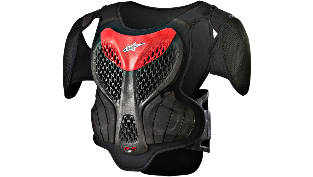 ALPINESTARS Youth A-5s Body Armor - Black/Red - L/XL 6740518-13-LXL