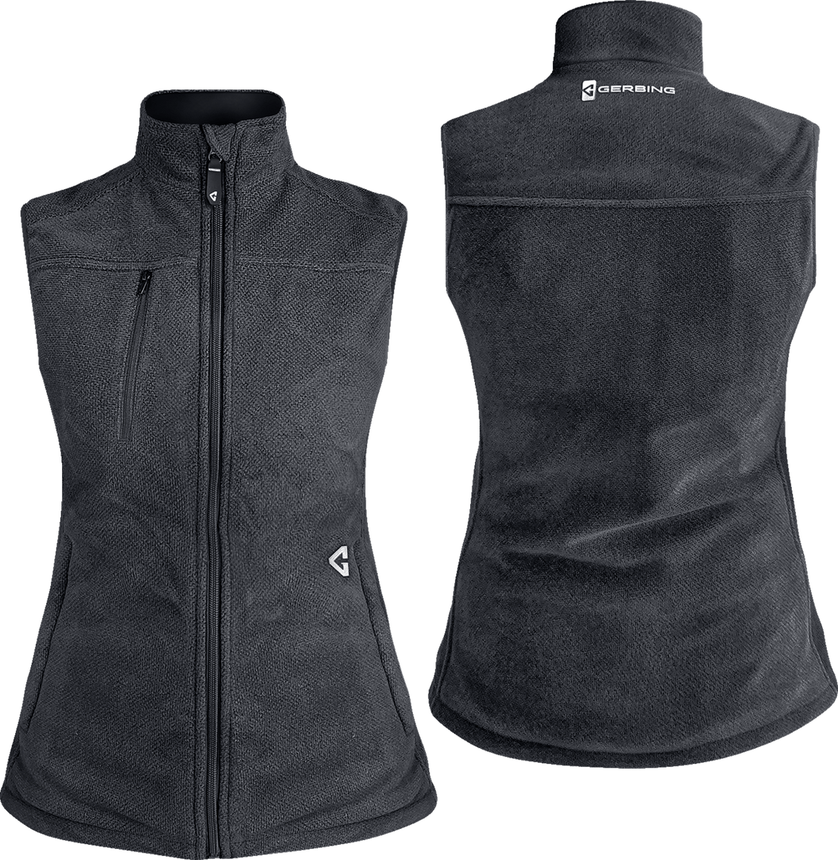 GERBING HEATED CLOTHING Women's 7V Thermite Heated Fleece Vest 2.0 - Gray - XL GERTFVST7VWGXL