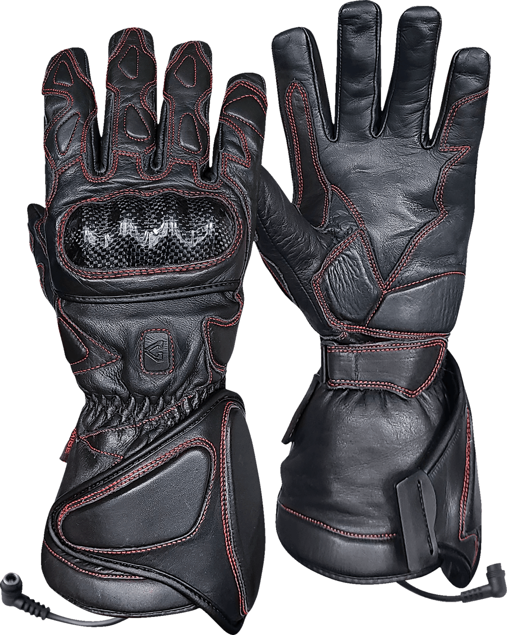GERBING HEATED CLOTHING 12V Extreme Hard Knuckle Heated Gloves - Black - Small GEREXGL12VBS