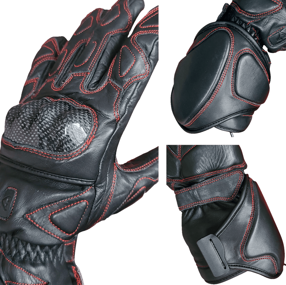 GERBING HEATED CLOTHING 12V Extreme Hard Knuckle Heated Gloves - Black - XL GEREXGL12BXL