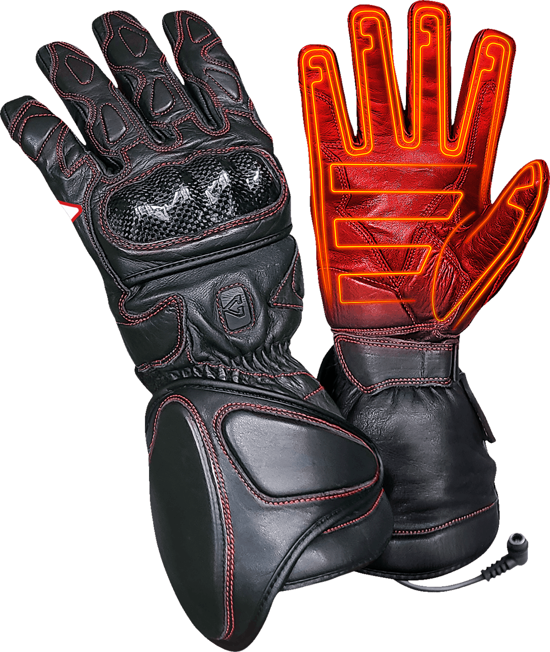 GERBING HEATED CLOTHING 12V Extreme Hard Knuckle Heated Gloves - Black - XL GEREXGL12BXL